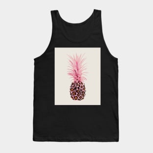 Pink Leopard pineapple Tank Top